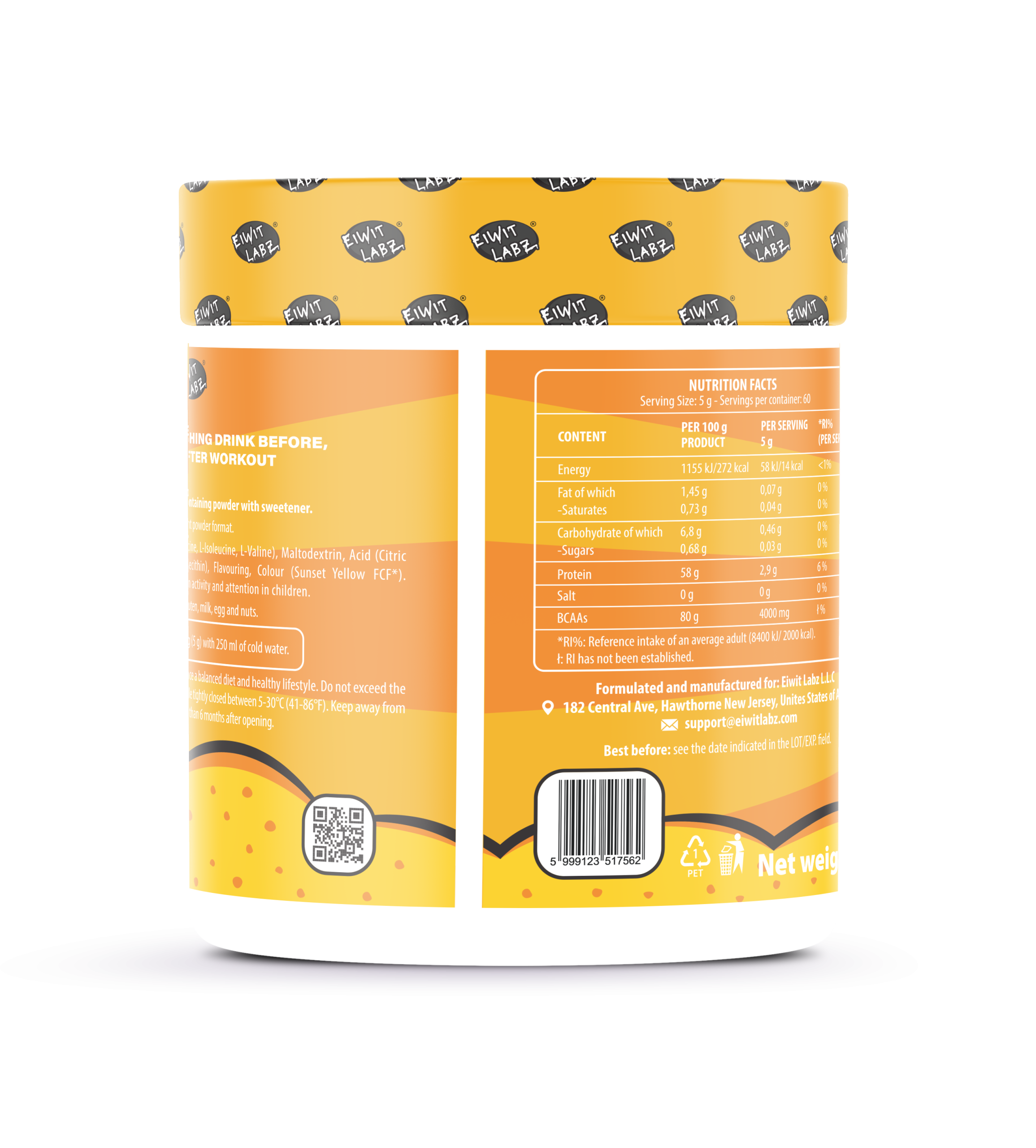 CLEAR BCAA INTRA WORKOUT MANGO - Image 2