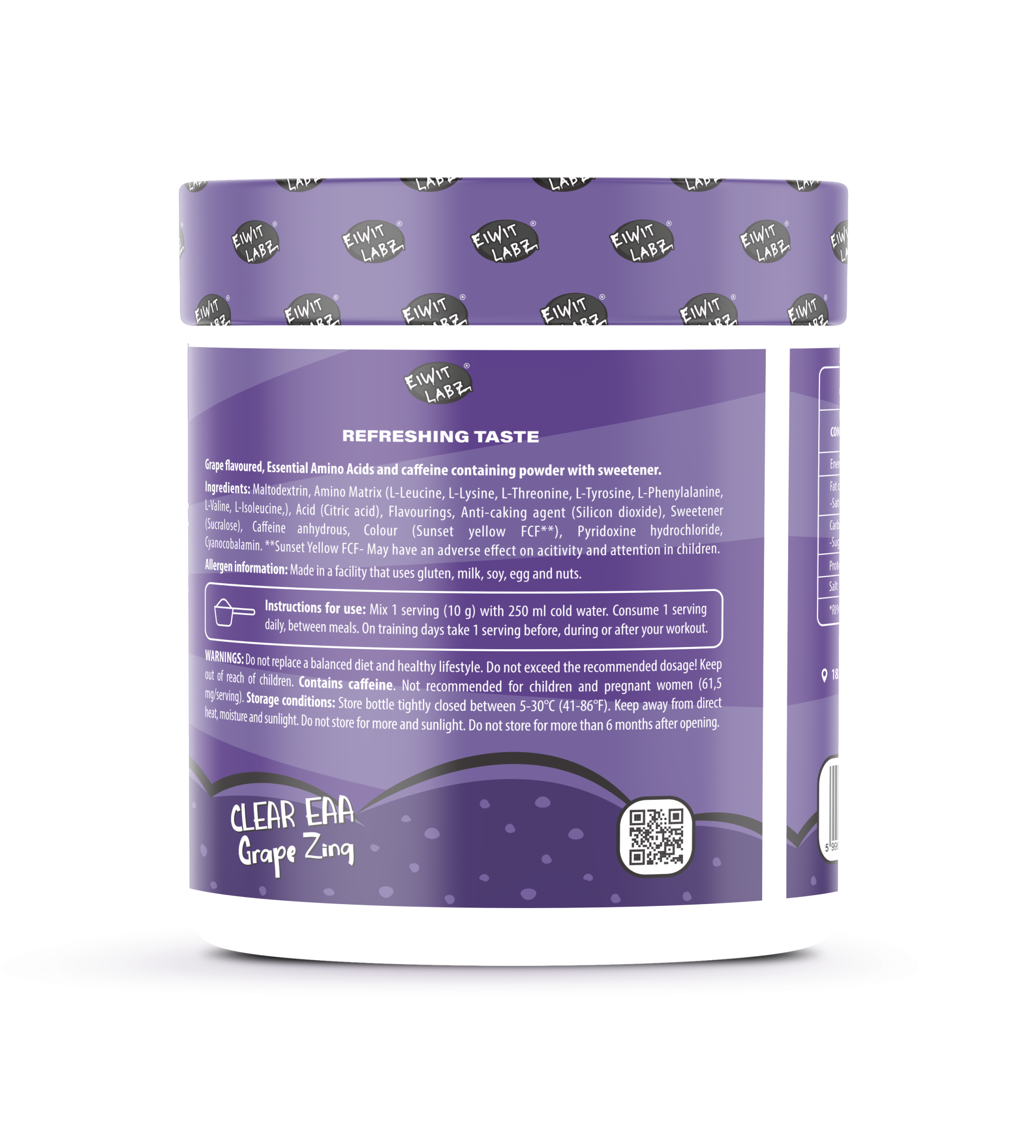 Clear Essential Amino Acids (EAA) Grape - Image 2