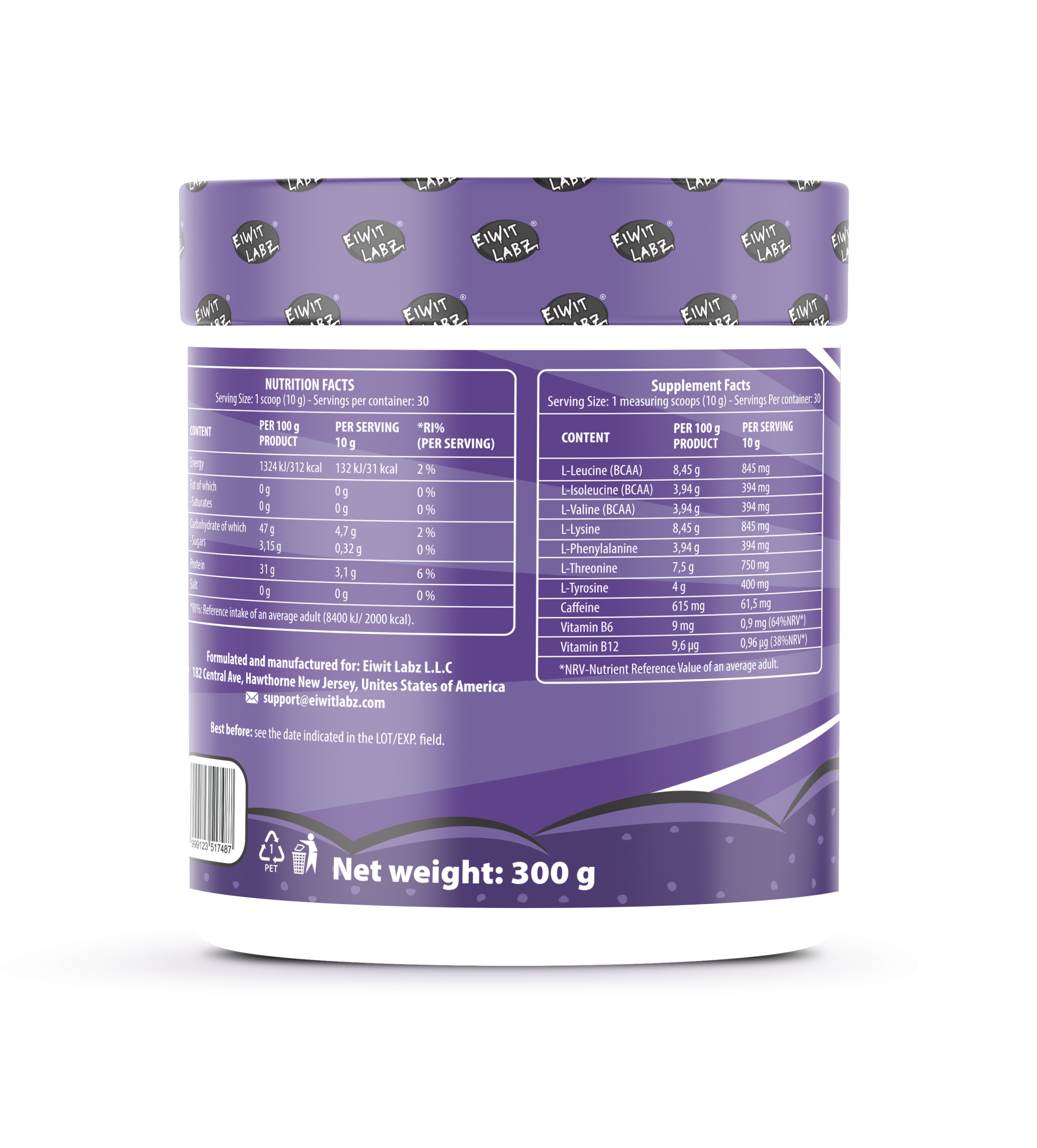 Clear Essential Amino Acids (EAA) Grape - Image 3
