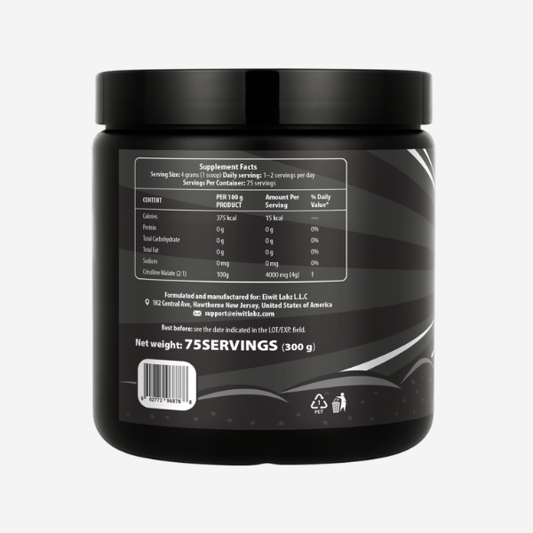 Citrulline Malate- Muscle Pump & Endurance - Image 3